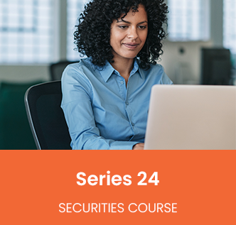Series 24 securities training course.