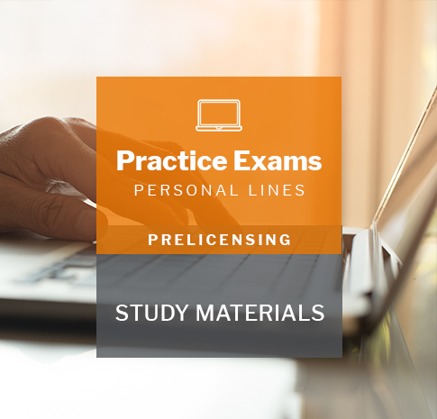 Personal Lines insurance prelicensing program practice exams