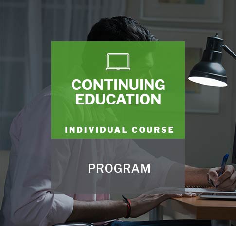 Continuing education insurance individual course program