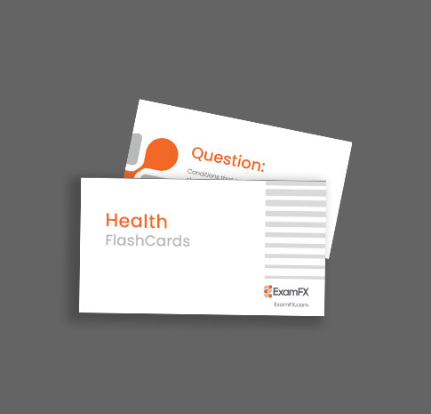 Health insurance prelicensing program flash cards