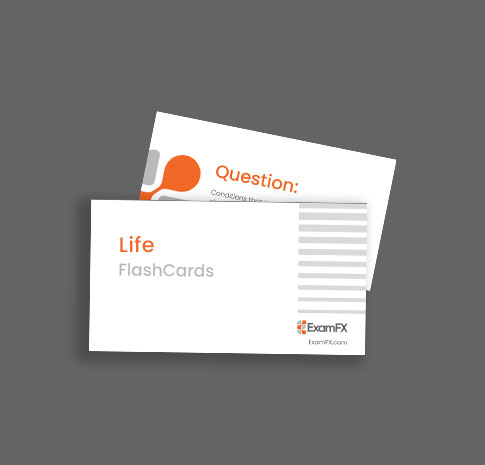 Life Insurance Exam Prep Flash Cards Life insurance prelicensing program flash cards