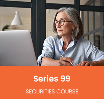 Series 99 securities training course.