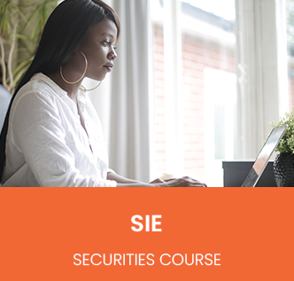 SIE securities training course.