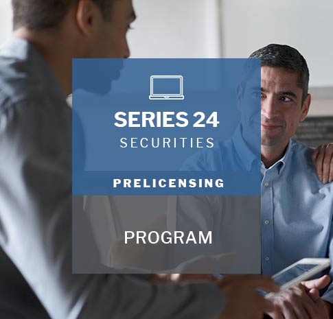 Series 24 exam prep Series 24 securities prelicensing program