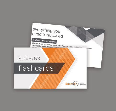 Series 63 Exam Prep Flash Cards Series 63 program flash cards