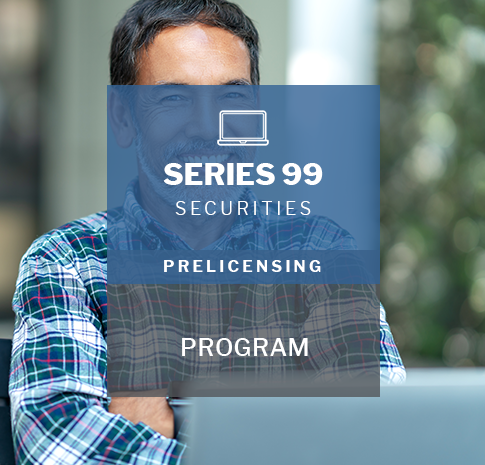 Series 99 exam prep Series 99 securities prelicensing program